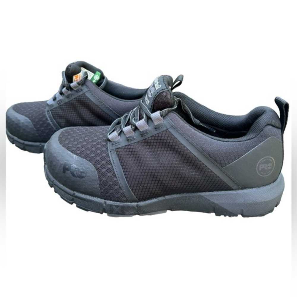 Timberland PRO Women's black Composite Safety-Toe Work shoes size 6.5 PRO589